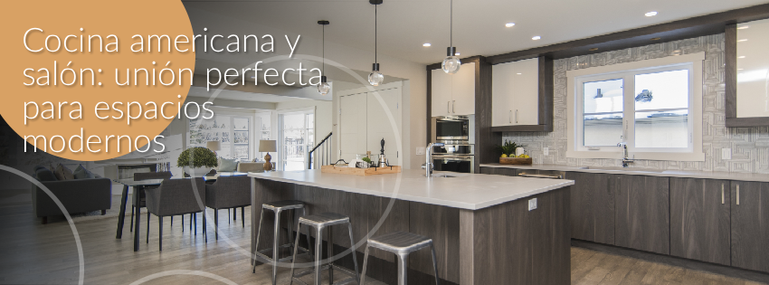 Cocina americana y salón_ unión perfecta para espacios modernos